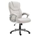 Fauteuil De Bureau Xl Texas V2 Similicuir Blanc