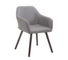 Chaise De Salle À Manger Achat V2 Tissu Gris/noyer