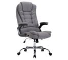 Fauteuil De Chef Thor En Tissu Gris