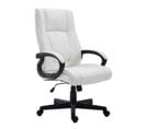 Fauteuil De Bureau Xl Sparta Similicuir Blanc