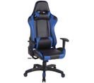 Fauteuil De Bureau Miracle V2 Similicuir Noir / Bleu