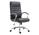 Fauteuil De Bureau Xl Valais Similicuir Noir