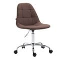 Fauteuil De Bureau Reims Tissu Marron