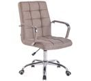 Fauteuil De Bureau Deli Tissu Taupe