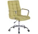 Fauteuil De Bureau Deli Tissu Vert