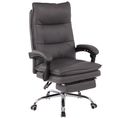 Fauteuil De Bureau Power Similicuir Gris