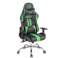 Chaise De Bureau Limit Xm En Similicuir Noir / Vert