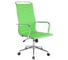 Chaise De Bureau Batley En Similicuir Ou Véritable Cuir Vert/similicuir