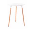 Table De Cuisine Abenra Avec 3 Pieds Blanc /60 Cm