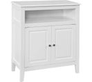 Meuble Bas De Salle De Bain Armoire Toilette Buffet Commode – Blanc, Frg204-w