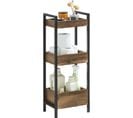 Tour De Rangement Etagère De Stockage Etagère De Cuisine Salle De Bain Avec 3 Étages, Frg226-f