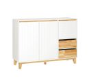 Buffet, Placard, Armoire Multi-rangement, Meuble De Rangement Sur Pieds, Fsb75-wn