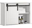 Armoire Murale Salle De Bain Placard Toilette Suspendu Placard De Rangement 68x20x48 Cm, BZr71-w