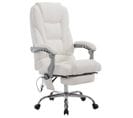 Fauteuil De Bureau Pacific V2 Avec Fonction Massage Blanc