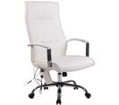 Fauteuil De Bureau Portland En Similicuir Ou Tissu Avec Fonction De Massage Blanc /similicuir