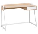 Table De Bureau 120 X 60 Cm Blanc Quito