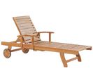 Chaise Longue Bois Bois Clair Java