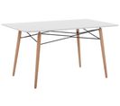 Table Blanche 140 X 80 Cm Biondi