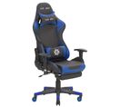 Siège De Gaming Cuir Pu Bleu Victory