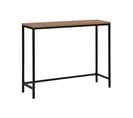 Table Console Imitation Bois Foncé Tulia