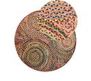 Tapis Rond 140 Cm Multicolore Yenice