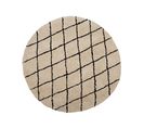 Tapis Rond 140 Cm Beige Et Noir Midyat