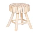 Petit Tabouret En Bois Clair Nampa