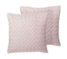 Lot De 2 Coussins Rose Tithonia 45 X 45 Cm