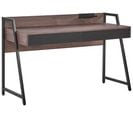 Table De Bureau 120 X 50 Cm Bois Foncé Harwich