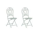 Set De 2 Chaises De Jardin Vert Trento