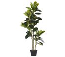 Plante Artificielle Figuier 134 Cm Avec Pot Ficus Elastica