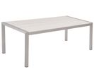 Table De Jardin 180 X 90 Cm Matériaux Synthétiques Blanc Vernio