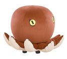 Pouf Enfant En Velours Marron Octopus