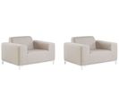 Chaise De Jardin Tissu Beige Rovigo