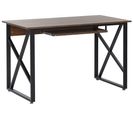 Table De Bureau 120 X 60 Cm Bois Foncé Darby