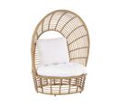 Rotin Chaise De Jardin Beige Lido