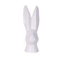 Figurine Décorative En Céramique Tête De Lapin Blanc 26 Cm Guerande