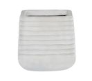 Cache-pot Blanc 28 X 28 X 27 Cm Parikia