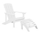 Chaise De Jardin Bois D'ingénierie Blanc Adirondack