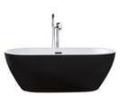 Baignoire Îlot Noire 150 X 80 Cm Nevis