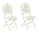 Lot De 2 Chaises De Jardin Vert Clair Bivio