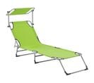 Chaise Longue Métal Vert Citron Foligno