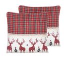 Lot De 2 Coussins Rouge Robbie 45 X 45 Cm