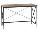 Table De Bureau 115 X 60 Cm Bois Foncé Futon