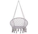 Chaise Suspendue En Coton Gris Gabella