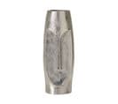 Aluminium Vase à Fleurs 32 Cm Argenté Caral