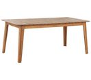 Table De Jardin 180 X 90 Cm Bois Solide Bois Clair Fornelli