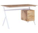 Table De Bureau 120 X 60 Cm Bois Clair Ashland