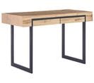 Table De Bureau 120 X 55 Cm Bois Clair Vida