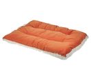 Lit Pour Chien En Velours 70 X 55 Cm Orange Ergani